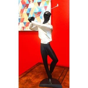 ART SCULPTURES/ Metal Golfer Figurine(Medium Size)